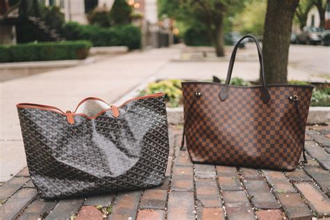 louis vuitton neverfull vs goyard|louis vuitton neverfull khaki.